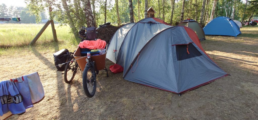Bikepacking mit Kindern - das richtige Zelt ist wichtig